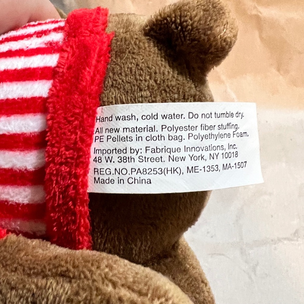 Fabrique Innovations Wisconsin Bucky Badger Plush Study Buddies Team Nerds Brown - Picture 7 of 8